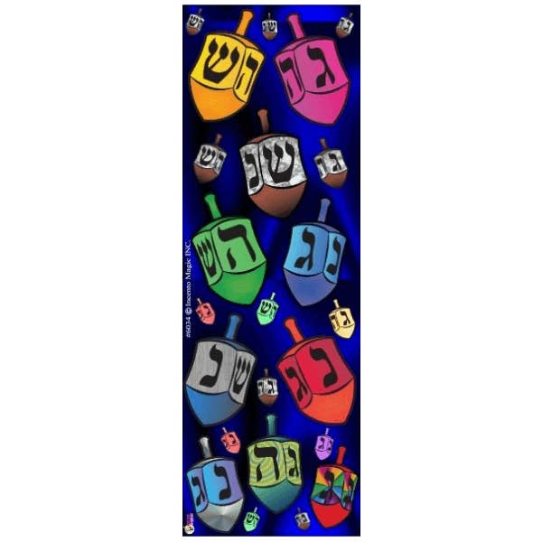 6034 Dreidel Die-cut Stickers for wholesale by IncentoMagic