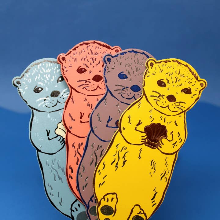 Ark Colour Design - Wholesale Bookmark - Otter Bookmark