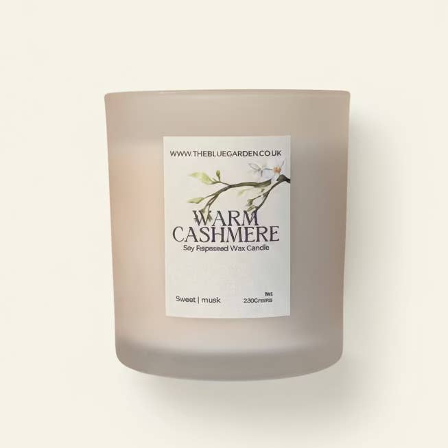 Warm Cashmere | Scented candle for wholesale by The Blue Garden