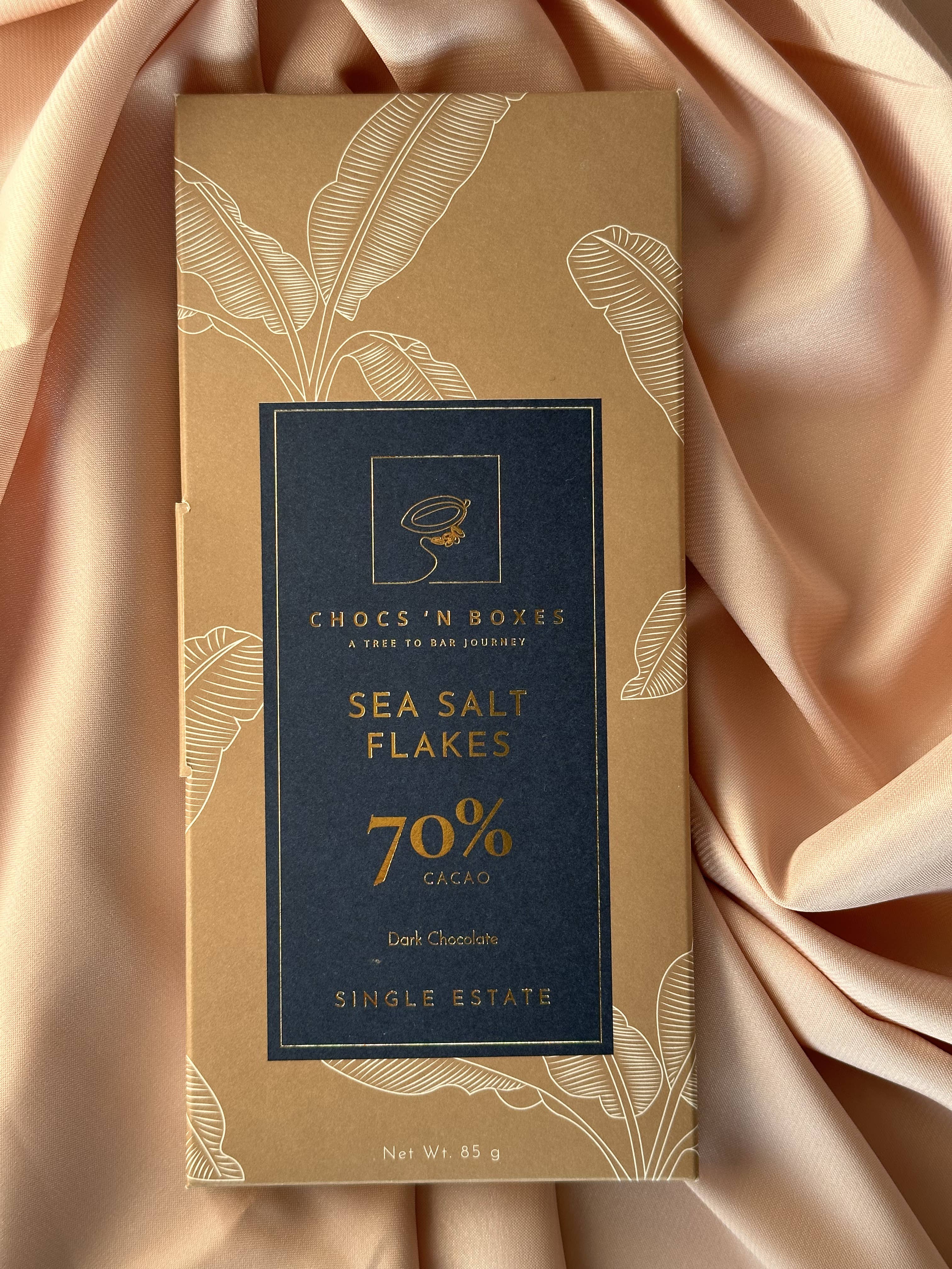 Chocs ‘N Boxes - Wholesale Chocolate Bar - 70% Dark Chocolate with Sea Salt Flakes2