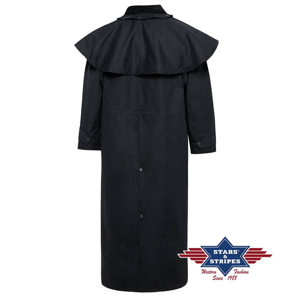 Stars & Stripes® - Wholesale Coat - Men's - Western Duster - Trail Black1
