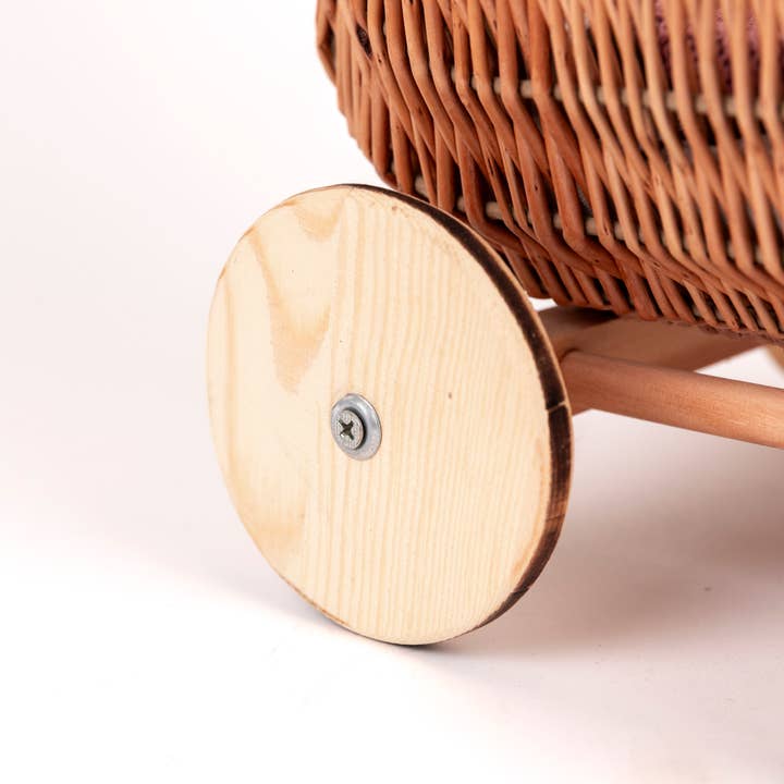 Egmont - Wholesale Doll Stroller - Kids - Small Wicker Pram9