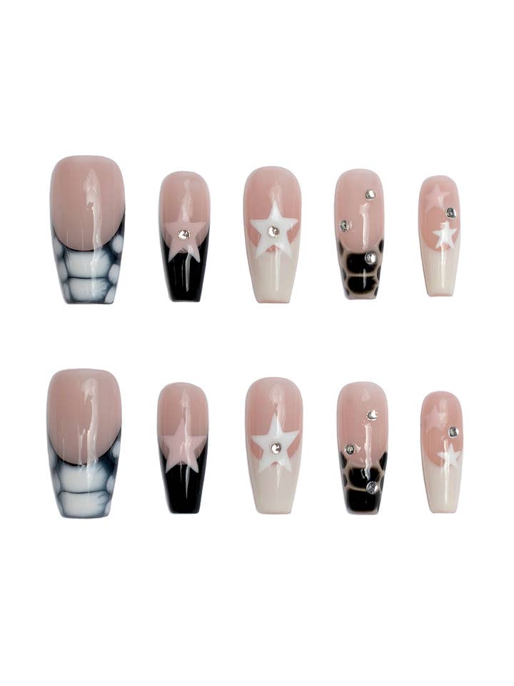 Jennifer Star Girl Nails for wholesale by Claws Instant Nails LLC