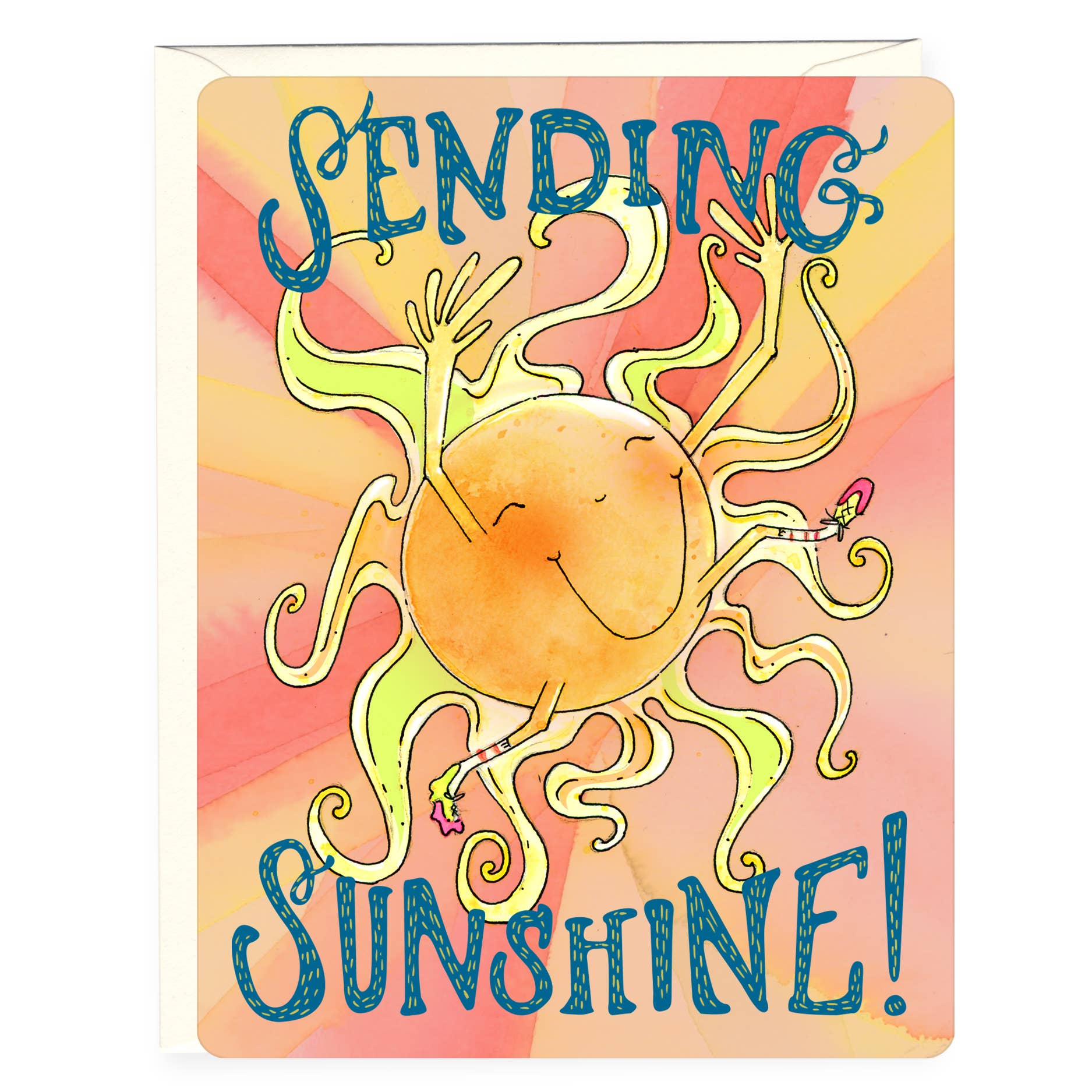 H.macdo Paper Co. - Vendita all'ingrosso Biglietti di auguri di pronta guarigione - Biglietto di auguri Sunshine, biglietto benessere, guarisci presto0