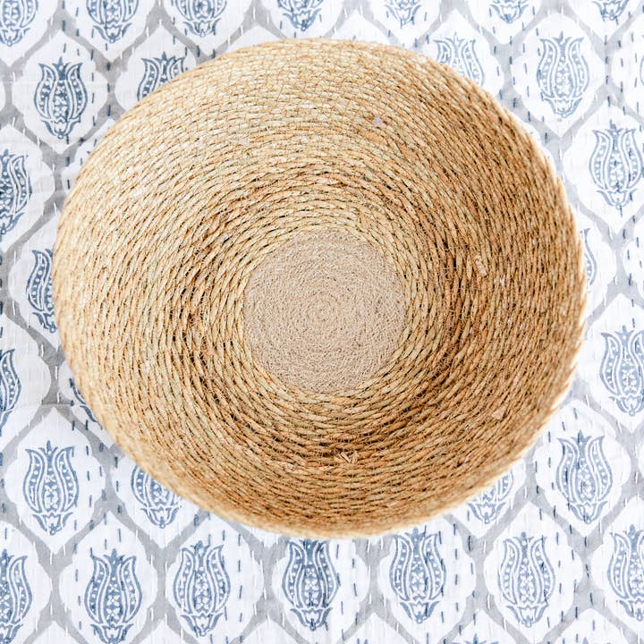 Catchall Woven Basket Bowl-Medium for wholesale by Rahab's Rope