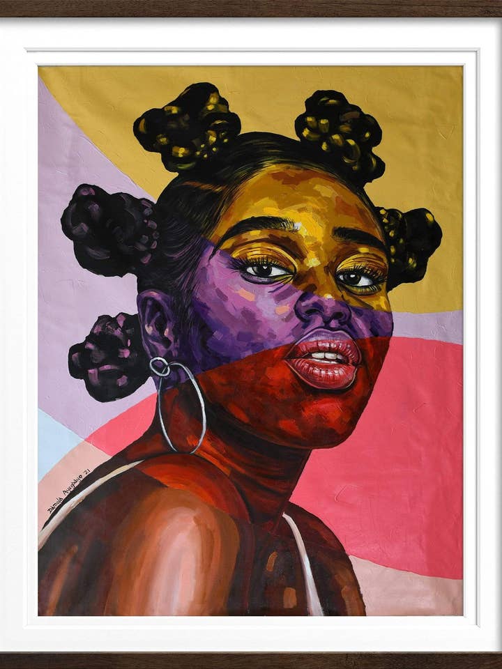 Die andere Seite 4 - M - 50x62,5cm - Wenge für den Großhandel von Ivhu