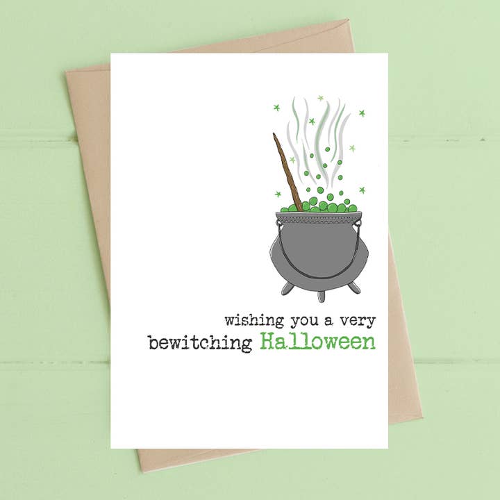 Verhexendes Halloween - Grußkarte für den Großhandel von Dandelion Stationery