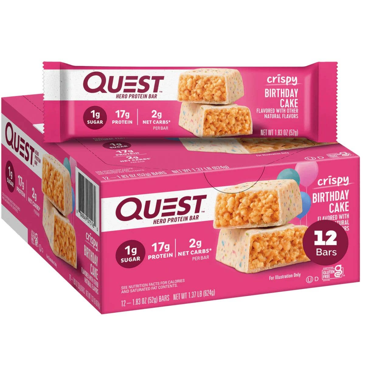 Campus Protein - Wholesale Snack Bar - Quest Crispy Hero Protein Bar0