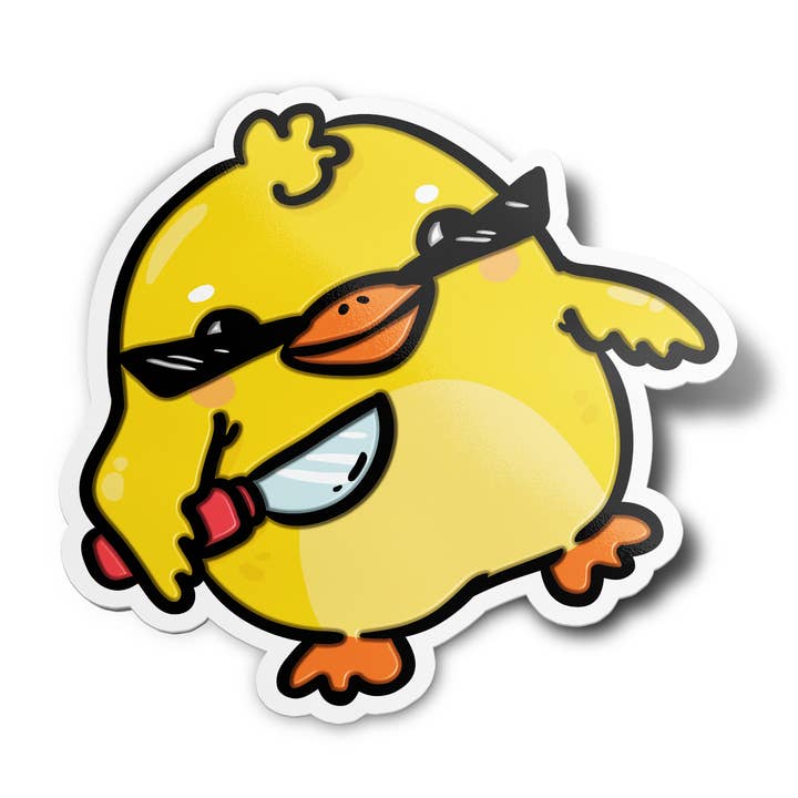 Pegatinas impermeables de vinilo Duck para venta al por mayor de Girls Printing House