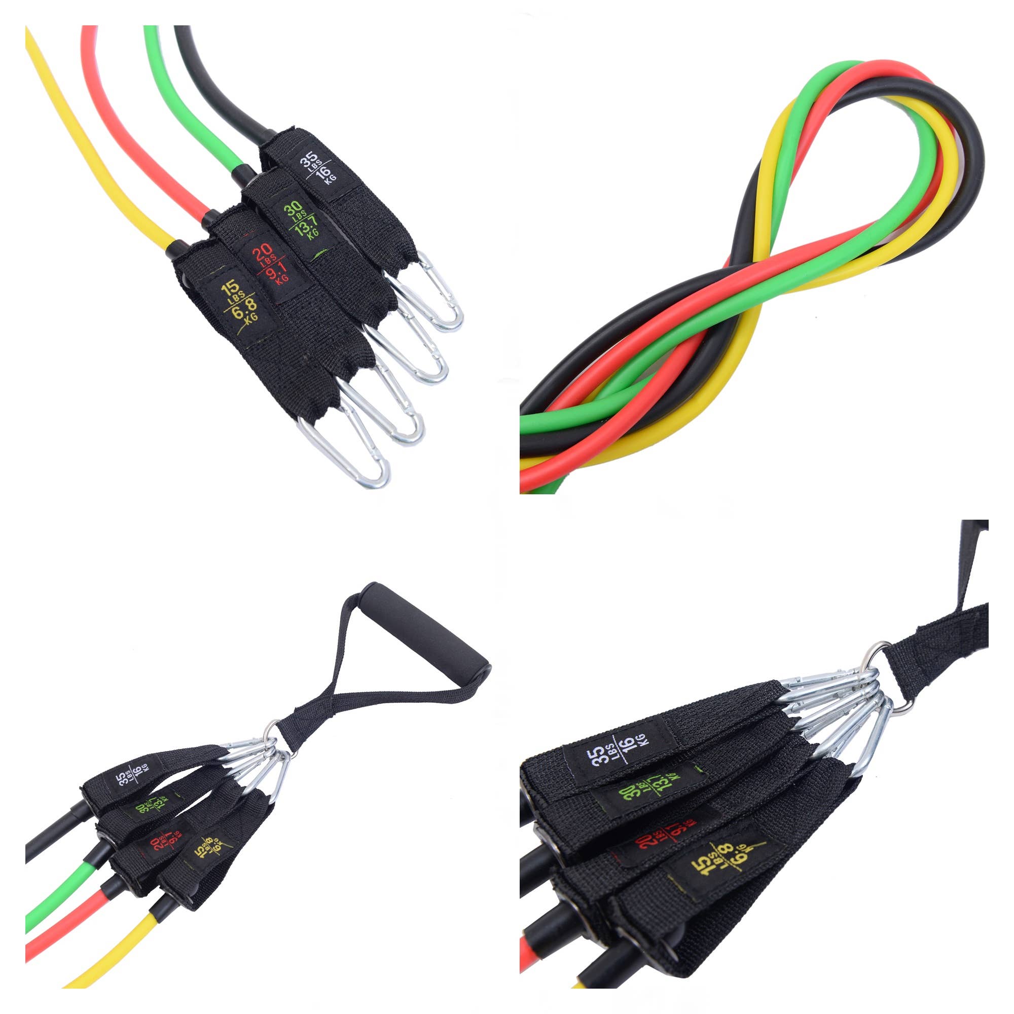 Alpine Swiss - Wholesale Fitness Equipment - Exercise Resistance Bands with Handles Workout Fitness Tube11