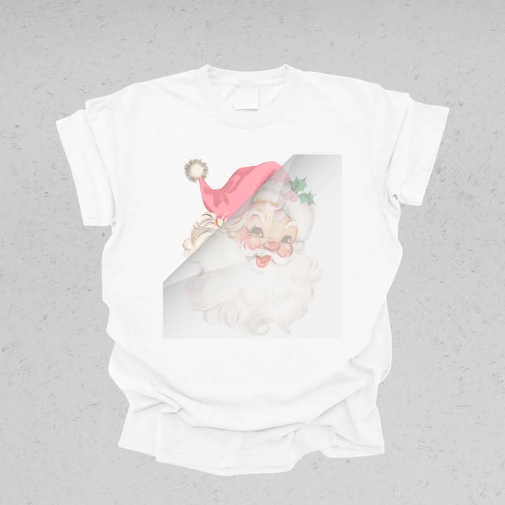 DTF Office - Wholesale Sublimation Transfer - Pink Hat Santa Claus DTF Transfer2