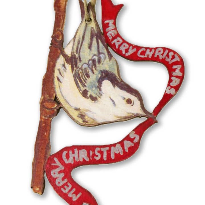 #AO24CO Nuthatch - Cut Out for wholesale by Lynn Garlick Retablos