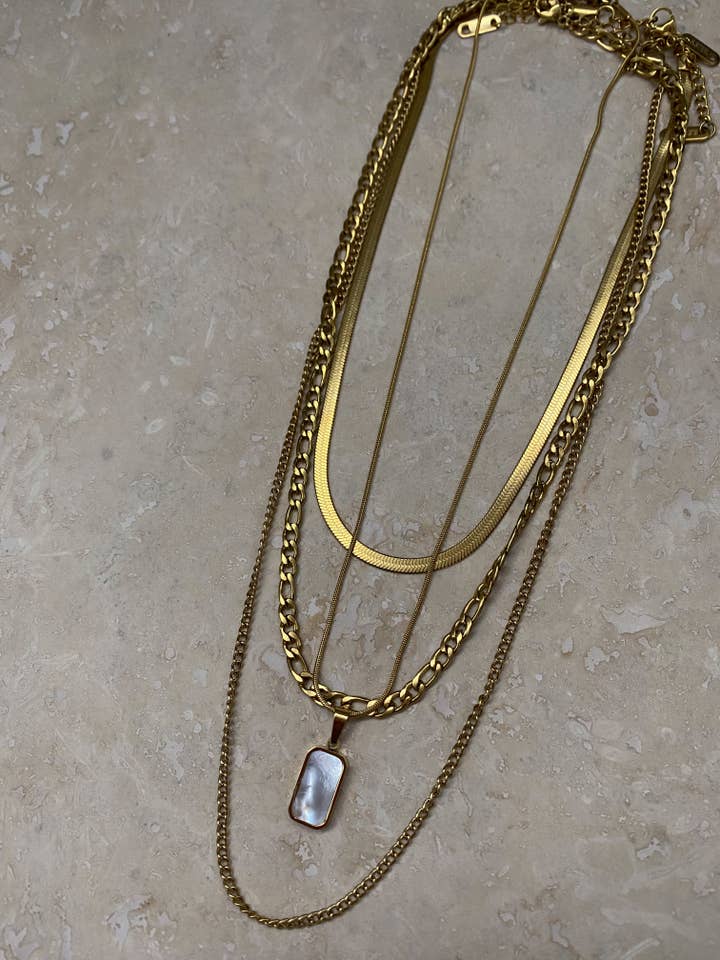 Vanessa Modern Reversible Necklace for wholesale by Sweet Grove Collective