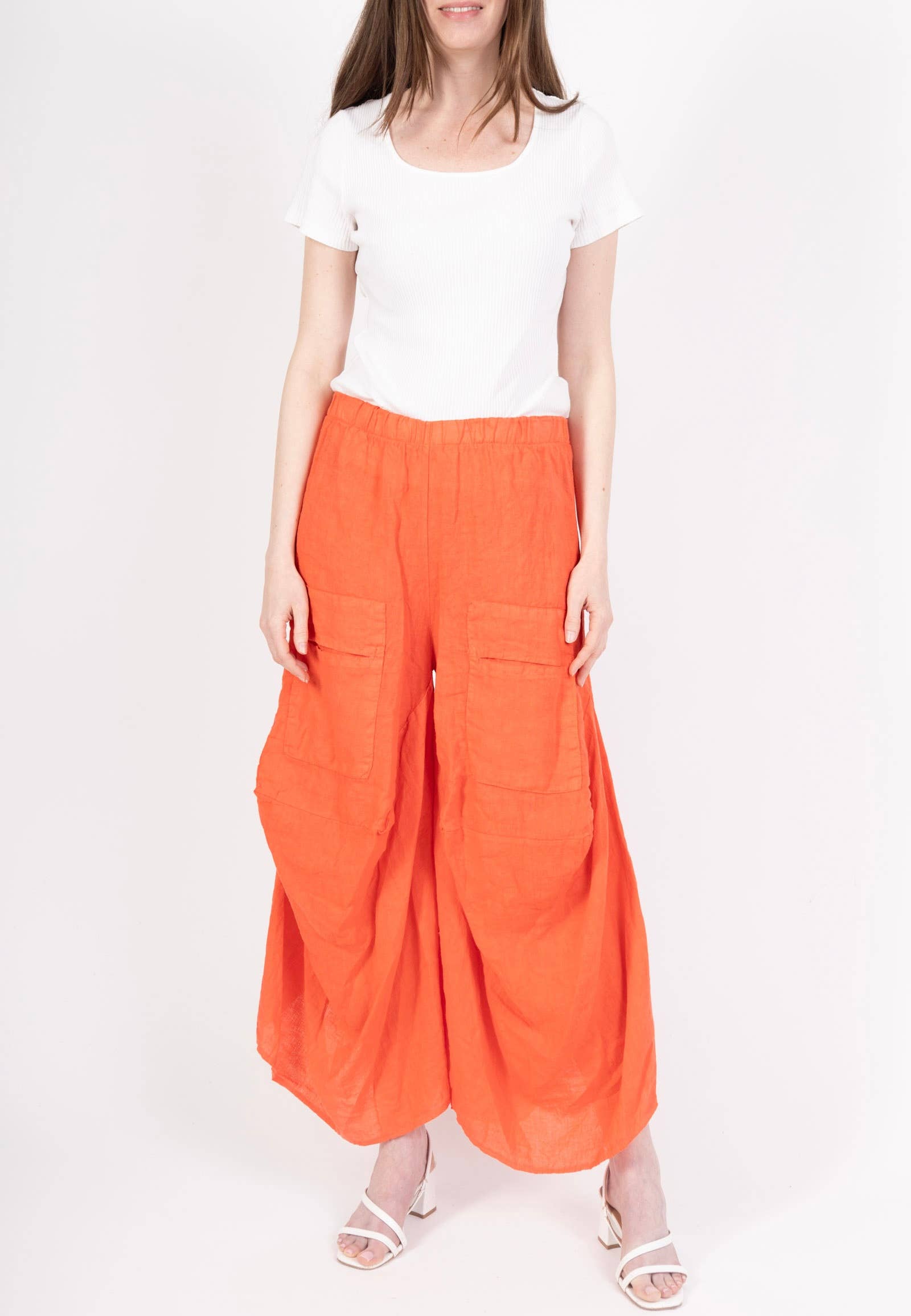 LINEN & COTTON HOUSE – Engroshandel Bukser - Dame – SERAOUL kvindelige hørbukser til forår og sommer1