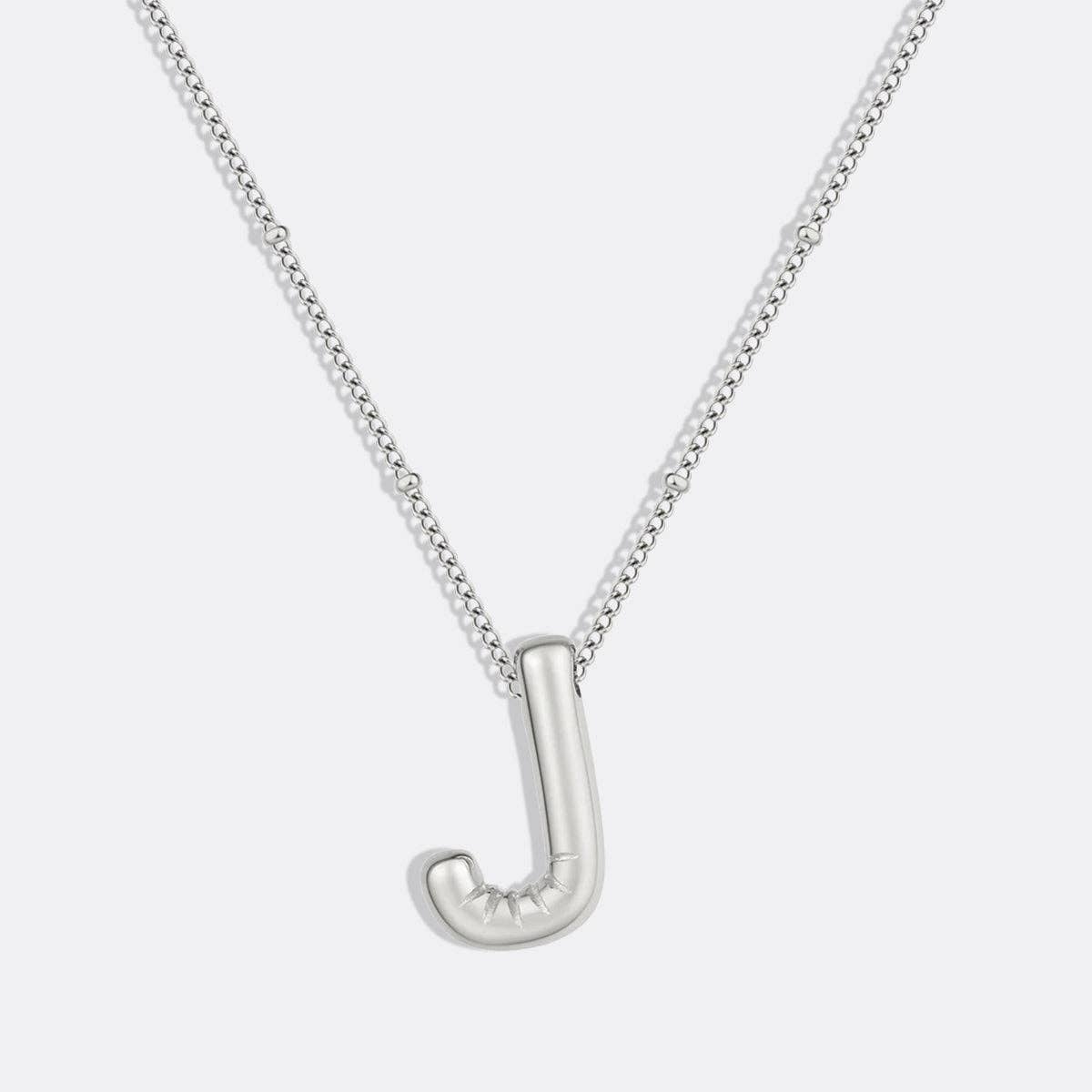 Mint & Lily - Wholesale Pendant/Charm Necklace - Balloon Initial Necklace with Satellite Chain43