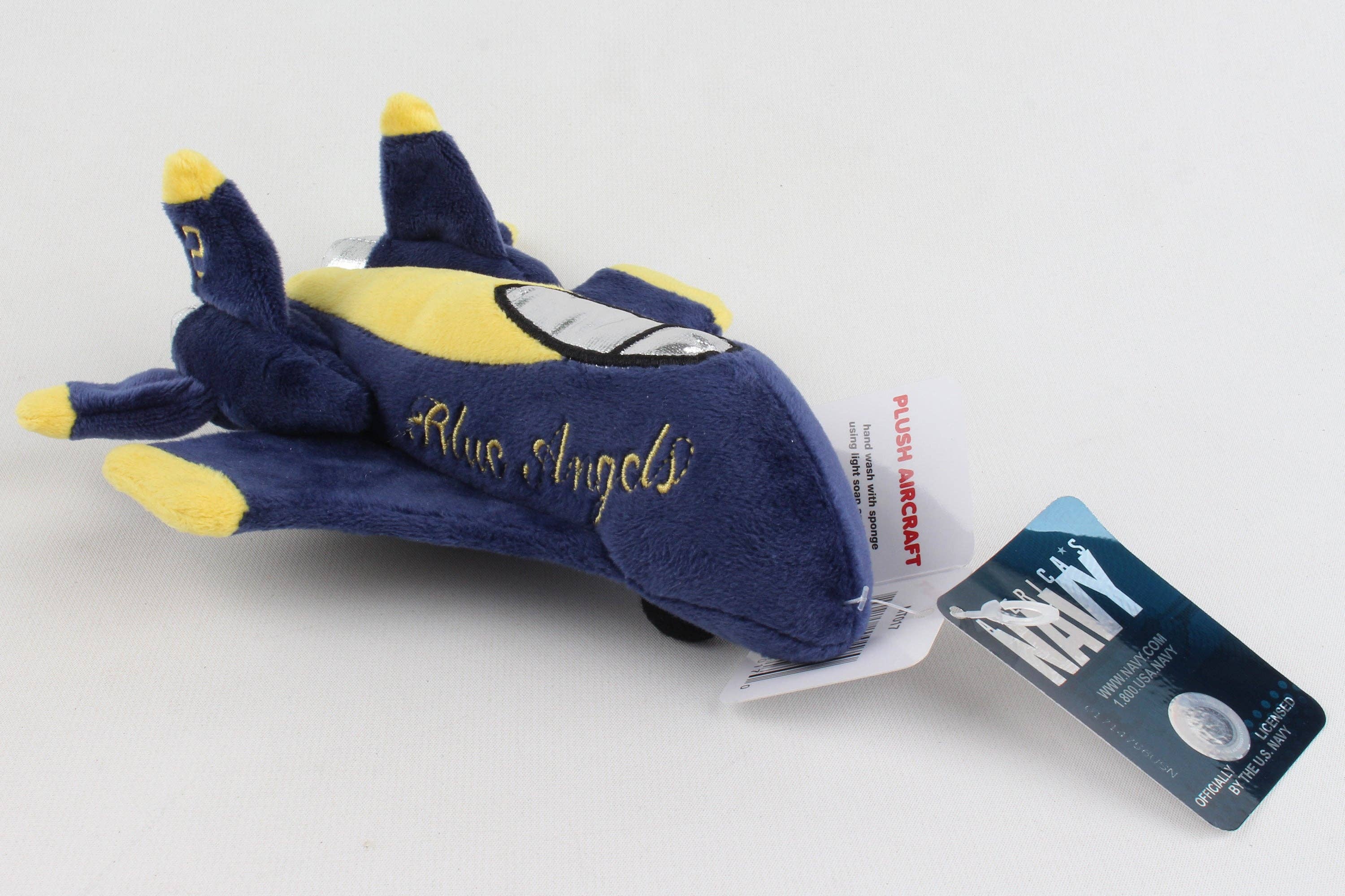 Daron Worldwide Trading - Vente Peluche – enfant et bébé - Avion en peluche Blue Angels MT017 par Daron Toys