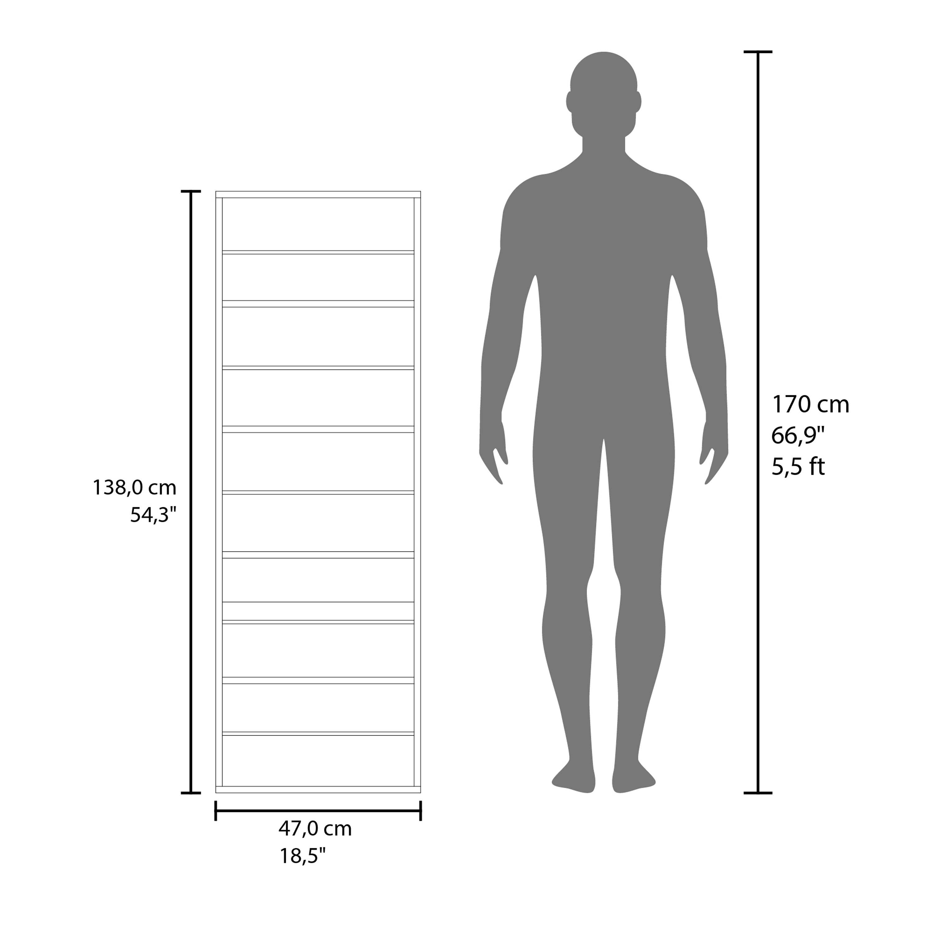 Natural Oak Shoe Rack Leto With Mirror for Bedroom for wholesale on Faire6