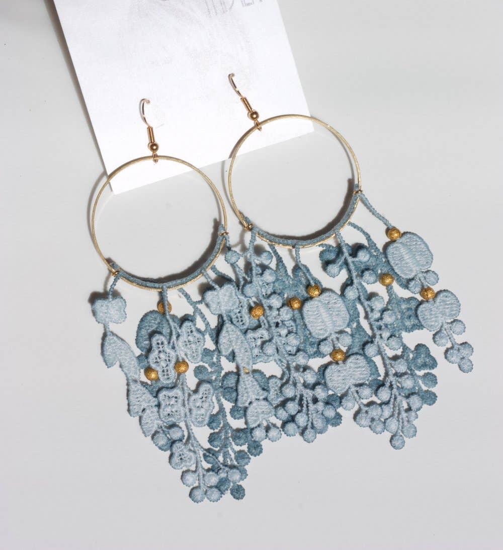 This Ilk – Brincos de argola por atacado – Brincos Duo des Fleurs3