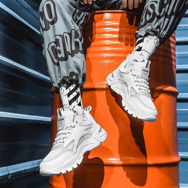 Calseosvic - Wholesale Lifestyle Sneakers - Men's - White Daddy Sports and Leisure Sneakers4