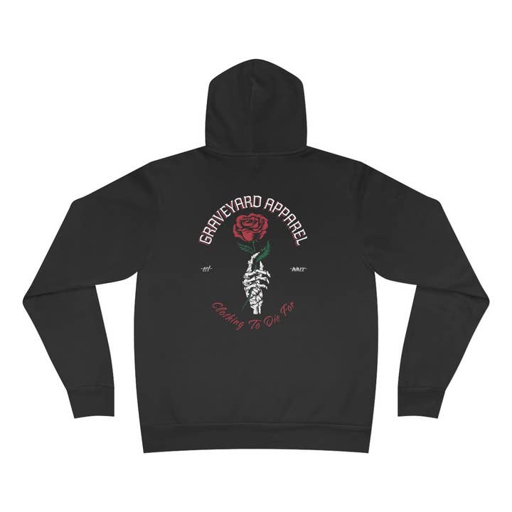 Felpa con cappuccio TD4 per la vendita all'ingrosso da parte di Graveyard Apparel Co