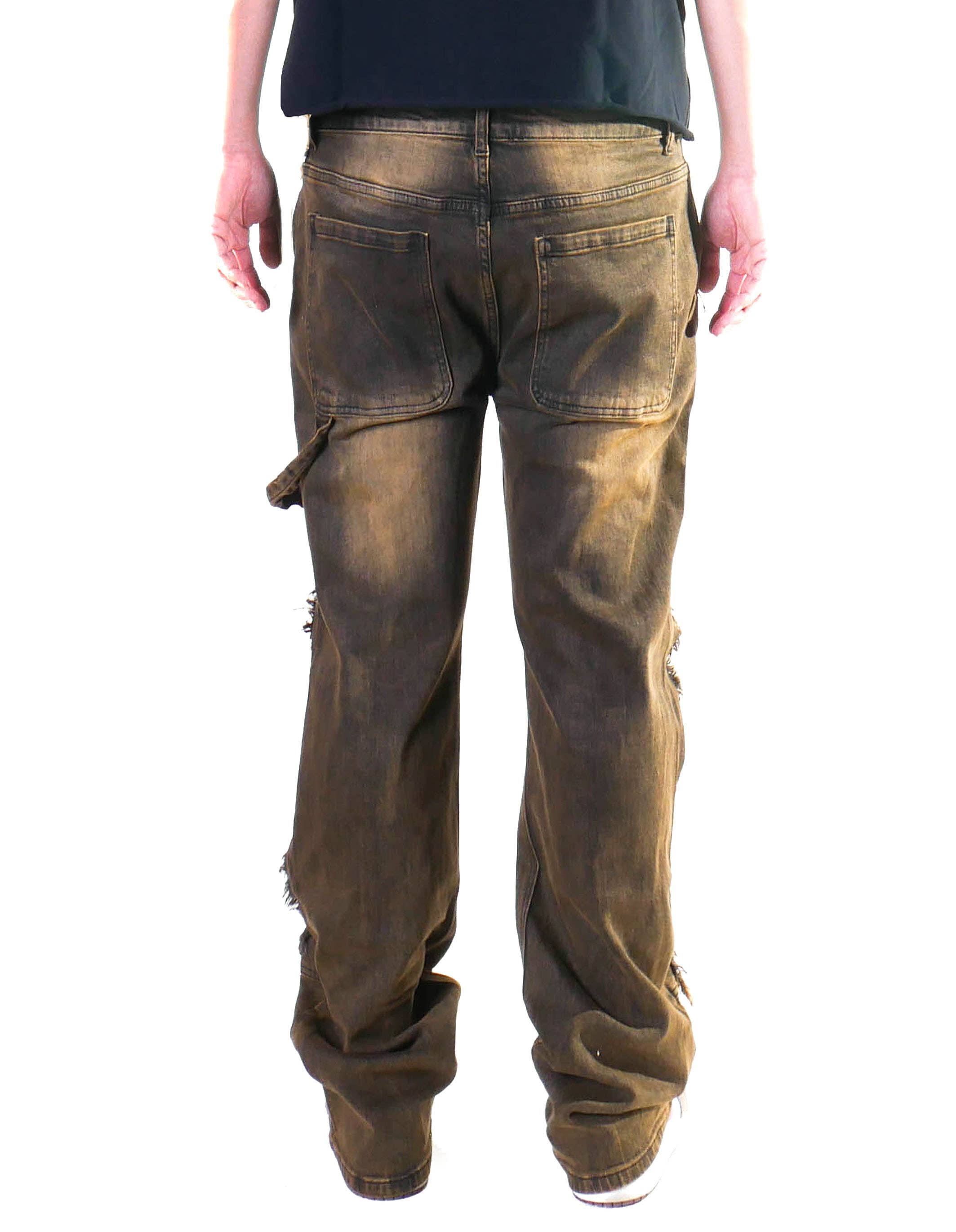 Cooper 9 - Wholesale Jeans - Men's - 507 Cross Wide Cargo Jeans Gray Wash8