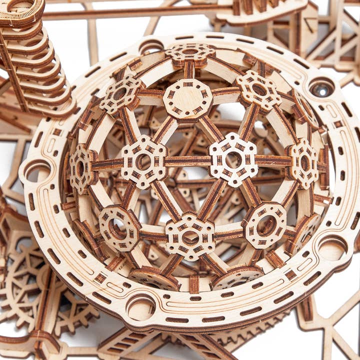 WoodTrick - Wholesale Puzzle - Adult - Wood Trick Galaxy Marble Run 3D Wooden Puzzle Model Kit Gift5