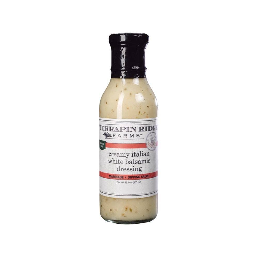 Wholesome Good - Wholesale Salad Dressing - Terrapin Ridge Creamy Italian White Balsamic Dressing 12oz