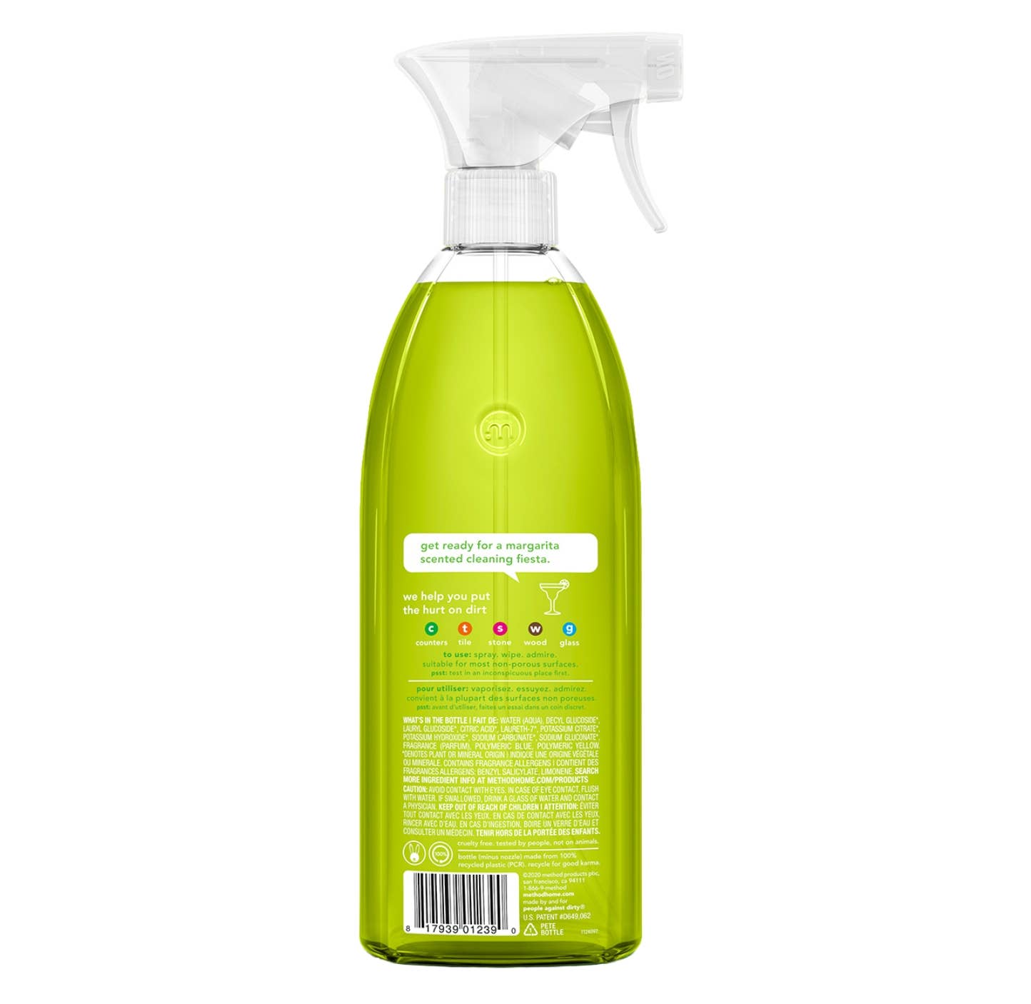 First Choice Buying - Vente Nettoyant multi-surface - Spray Nettoyant Multi-Usages Method, Citron Vert + Sel Marin, 828 ml1