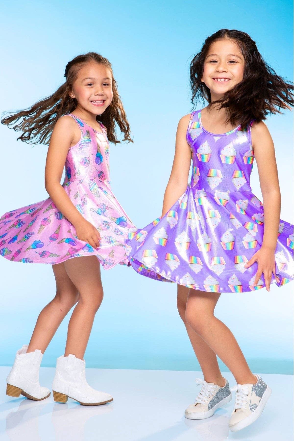 PixieLane - Wholesale Dress - Kids - Glitter Tank Super Twirl Dress26