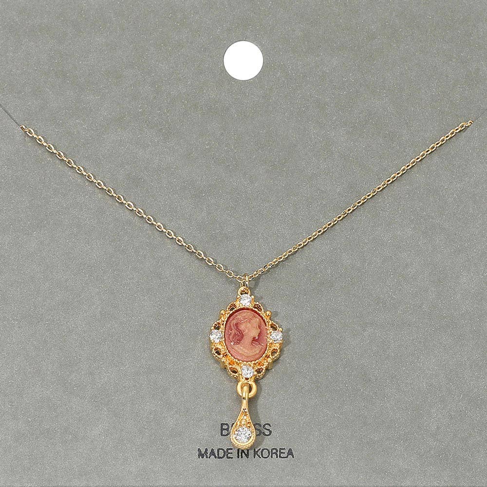 Sensibling Corp. - Vendita all'ingrosso Collana con ciondolo/pendaglio - Collana con pendente cameo vintage0