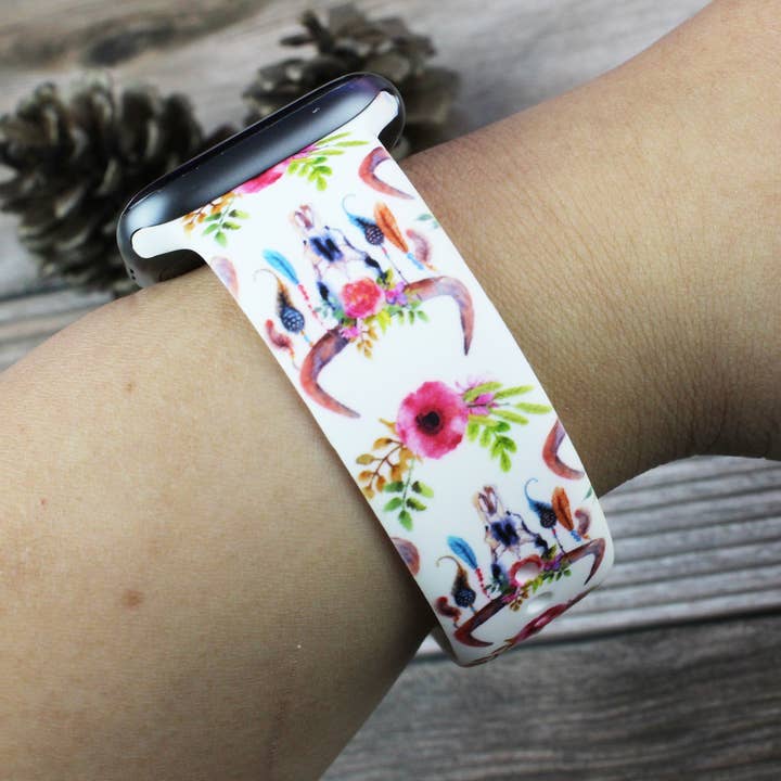 ShopTrendsNow - Wholesale Watch band/strap – Women's - Animal Themed Printed Silicone Bands Apple Watch2