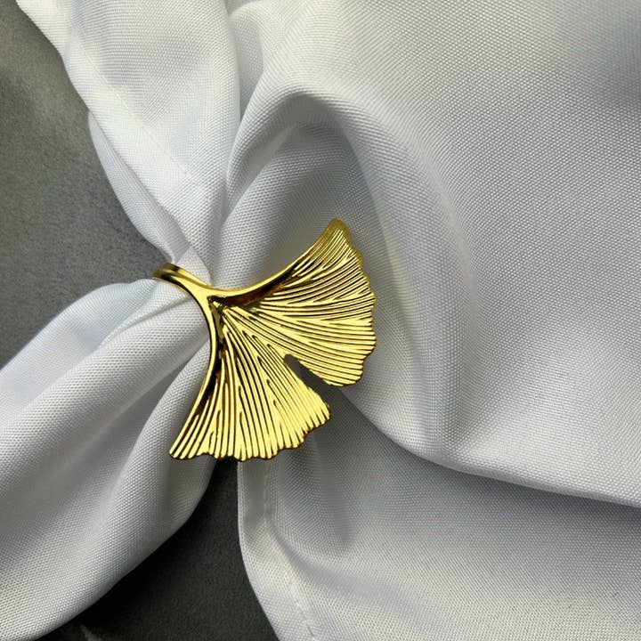 Napkin Ring - Leaf for wholesale by Homexclusive