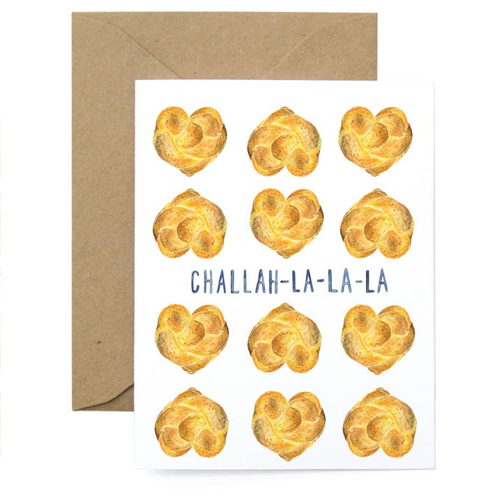 Lana's Shop - Wholesale Hanukkah Card - La La La Hanukkah Greeting Card