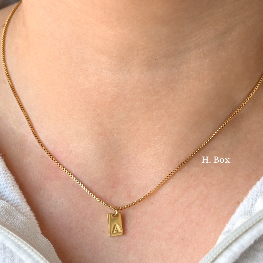 Blueyejewelry - Wholesale Schakelketting - Fijne kettingen van 18k goud PVD-geplateerd11