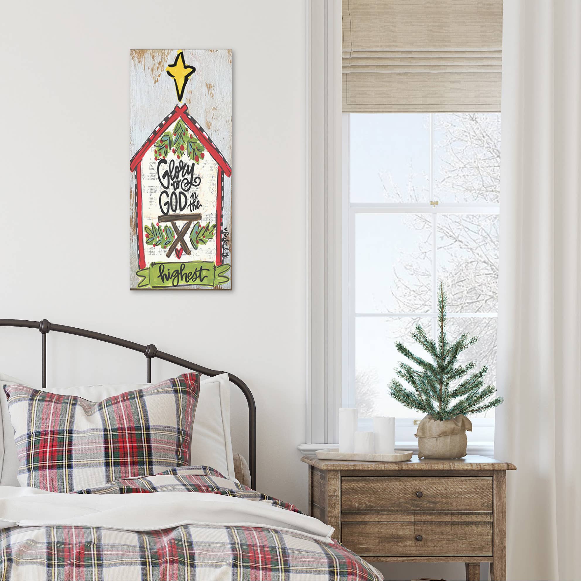 Baxter & Me - Wholesale Art Print - Glory To God - Wrapped Canvas3