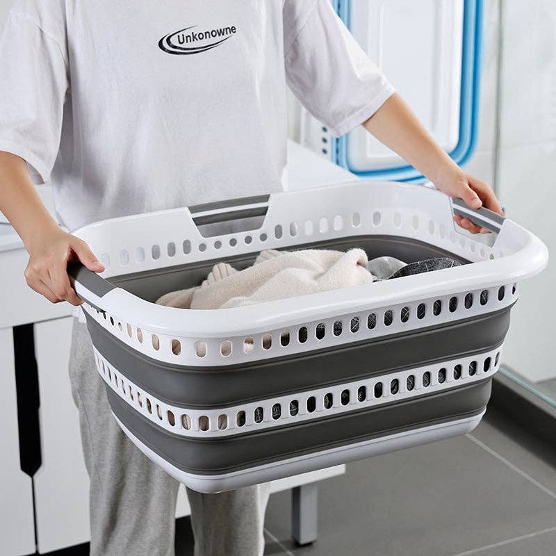 VIGOR - Wholesale Laundry basket - Perfect Space Saving Premium Quality Basket Collapsible Plas7