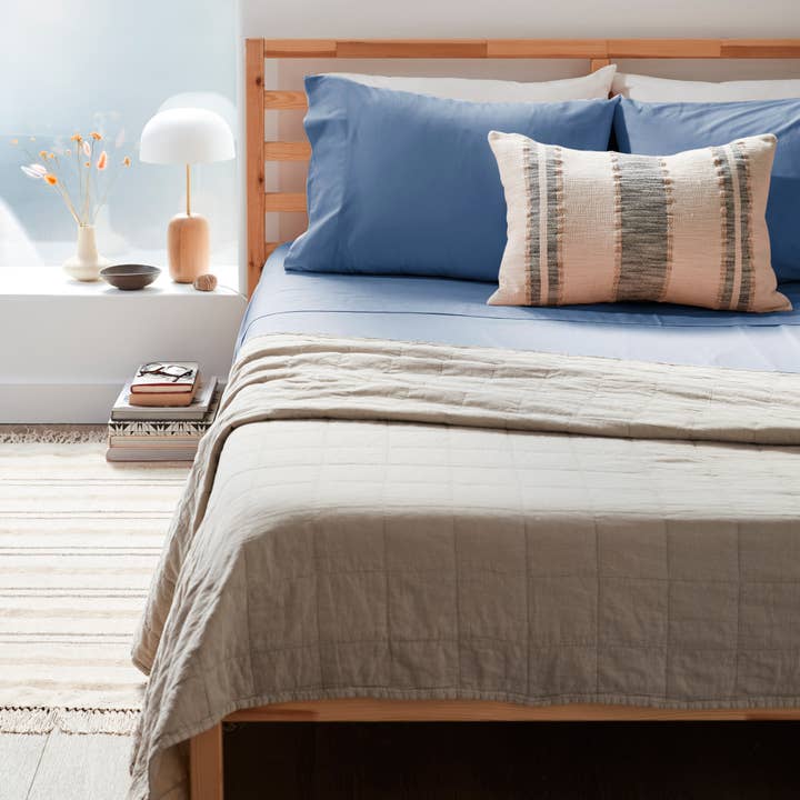 Five Looms - Wholesale Sheet Set - Five Looms Everyday Percale 100% Cotton Bed Sheets Set1