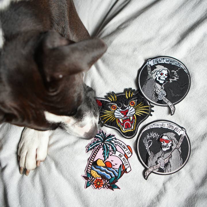 Stuntin Goods - Wholesale Patch - Black Panther Chenille Patch6