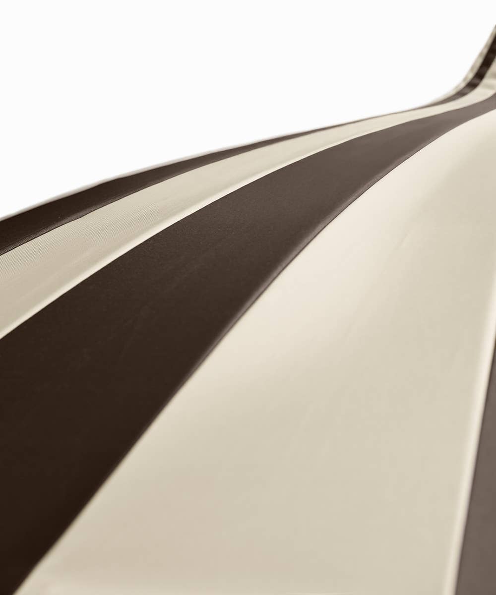 Listrado Guarda-sol de jardim listrado bege e marrom para venda a revendedores na Faire3