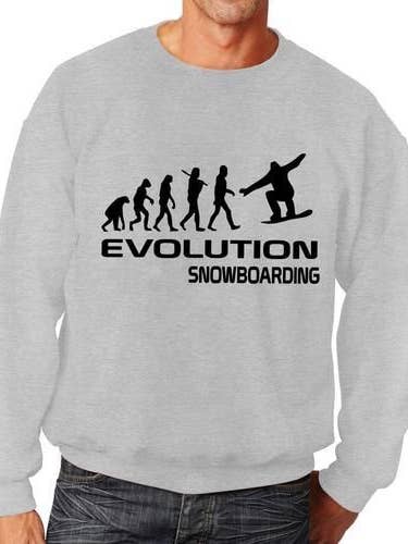 Sudadera de esquí Evolution Of Snowboard para venta al por mayor de Print4U