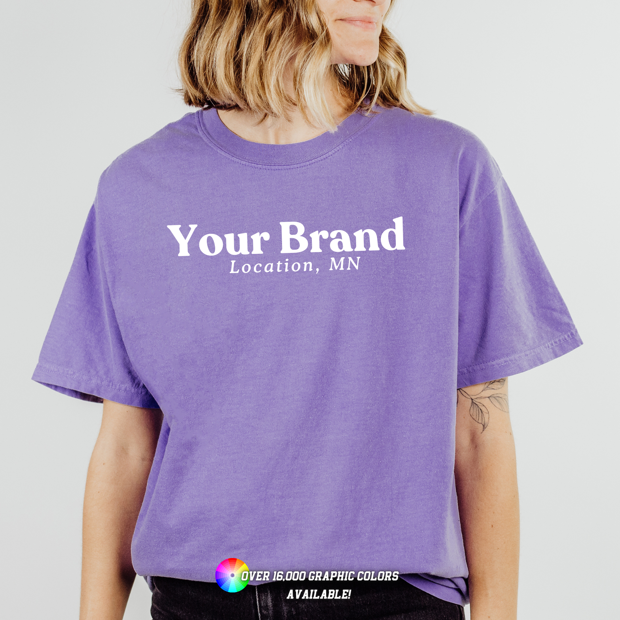 Faith & Life Christian Brands - Vente T-shirt sérigraphié – unisexe - Haut de boutique logo ville État Comfort Colors vêtements personnalisés12