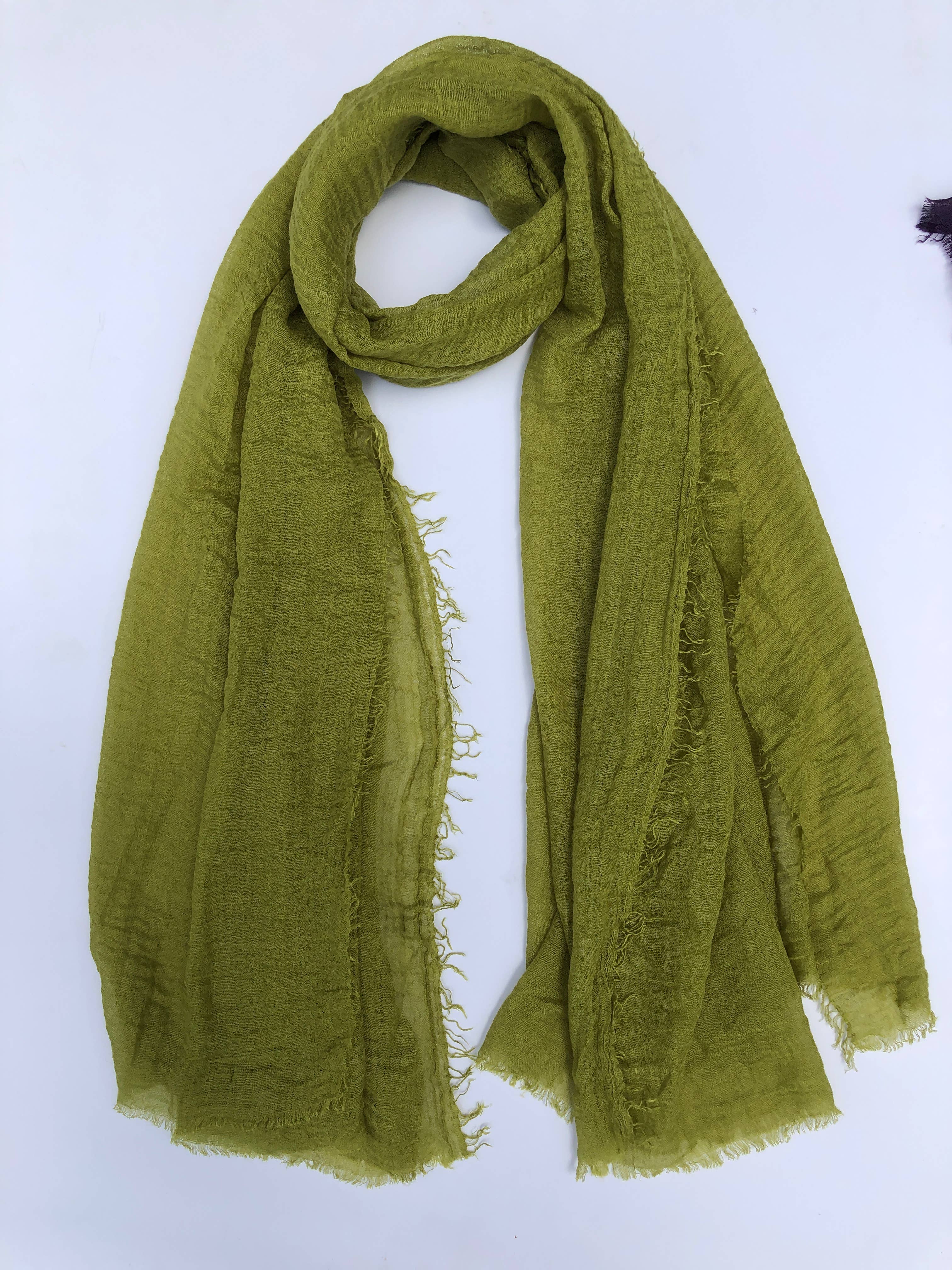 cariceprints… – Großhandel Schal – Damen – cariceprints... Handbedruckter Halstuch aus Leinenmix in Bea's Bee17