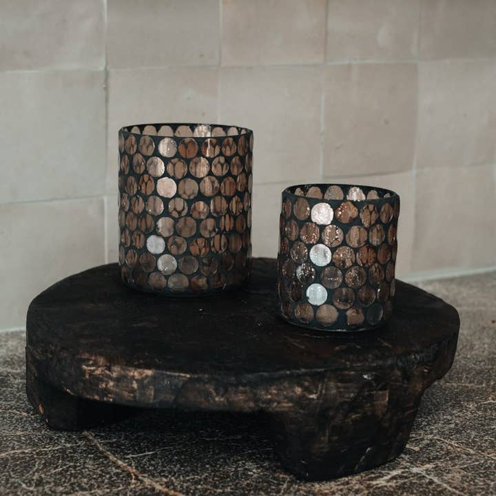 EARTHWARE - Wholesale Candle Holder - Copper tealight holder Monet M