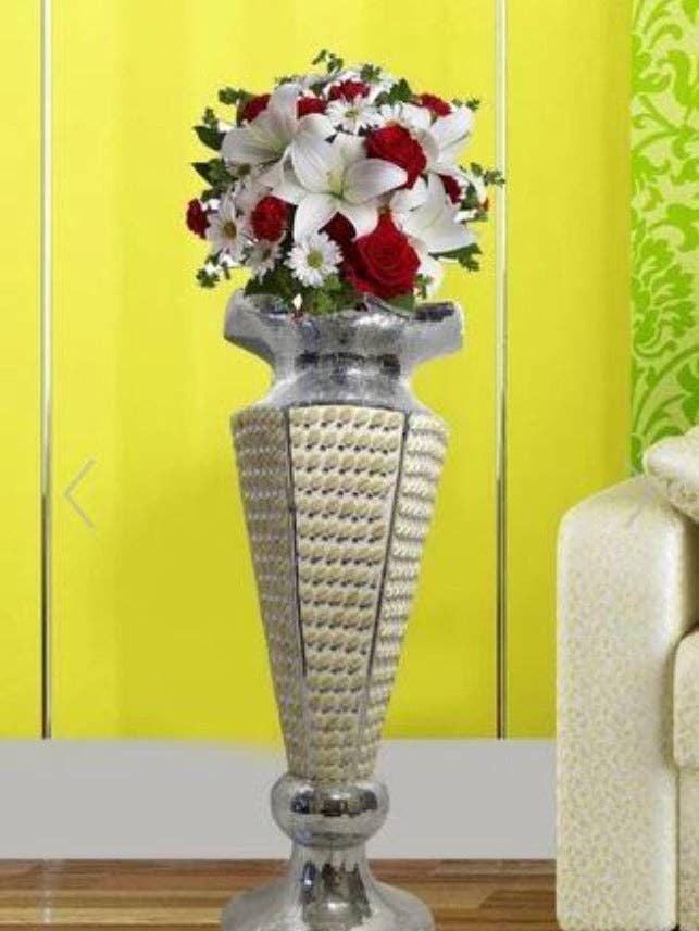 Ancient Greek Style Crafted Flower Vase for wholesale by Lixra