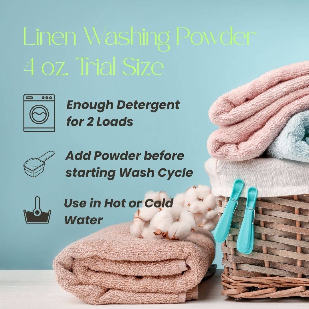 Colonial Merchant - Wholesale Laundry Detergent Powder/Pods - FRESH SCENT ASSORTMENT - 4 oz. Laundry Powder Trial Size2