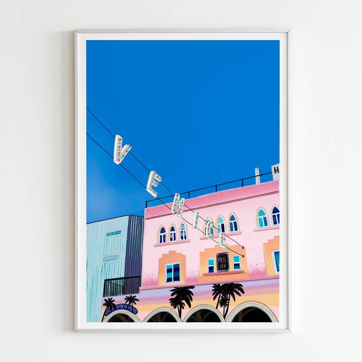 Venice Sign Poster gedruckt auf Recyclingpapier für den Großhandel von Endless Summer Posters