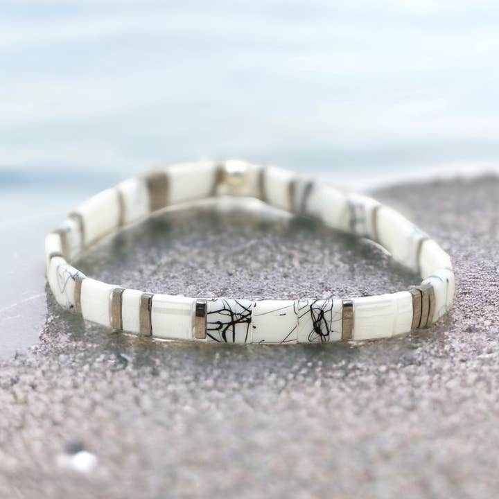 GLAM - Tila Bead Bracelet | Single for wholesale by Mack & Rex