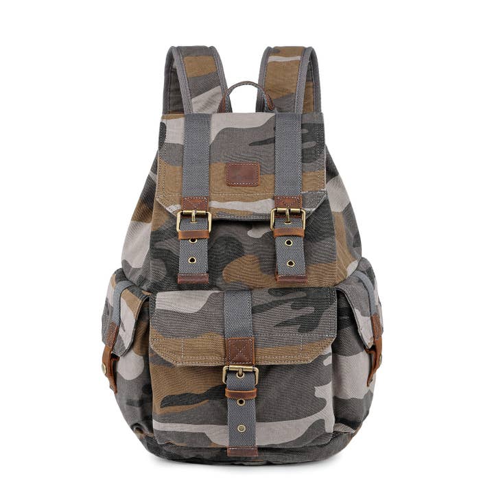 Mochila de lona de camo para venta al por mayor de TSD Brand