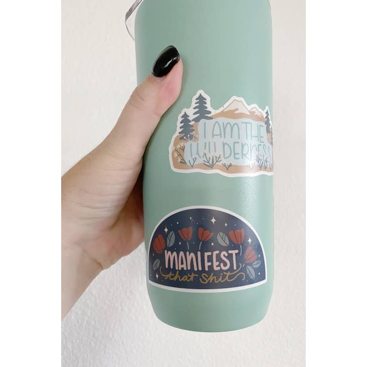 Bee Sweet Studio - Wholesale Sticker - Manifest Inspirational Sticker for Water Bottle & Laptop1