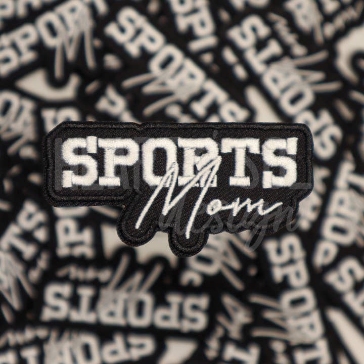 SPORTS MOM patch for wholesale by Heart & Sol Design
